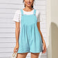 Summer Women's Cotton Linen Sleeveless Jumpsuit