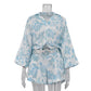 Women's Casual Wear Loose Long Shirt High Waist Shorts With Belt Two-piece Set