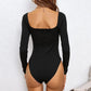 Tight Off-neck Sunken Stripe Knitted Jumpsuit