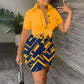 Ensemble chemise et short tendance pour femme