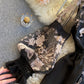 Heavy Industry Embroidered Flowers Ostrich Fur Lace Dress
