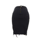 Hole bag hip skirt denim skirt
