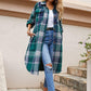 Women's Fashion Long-sleeved Loose Plaid Shirt
