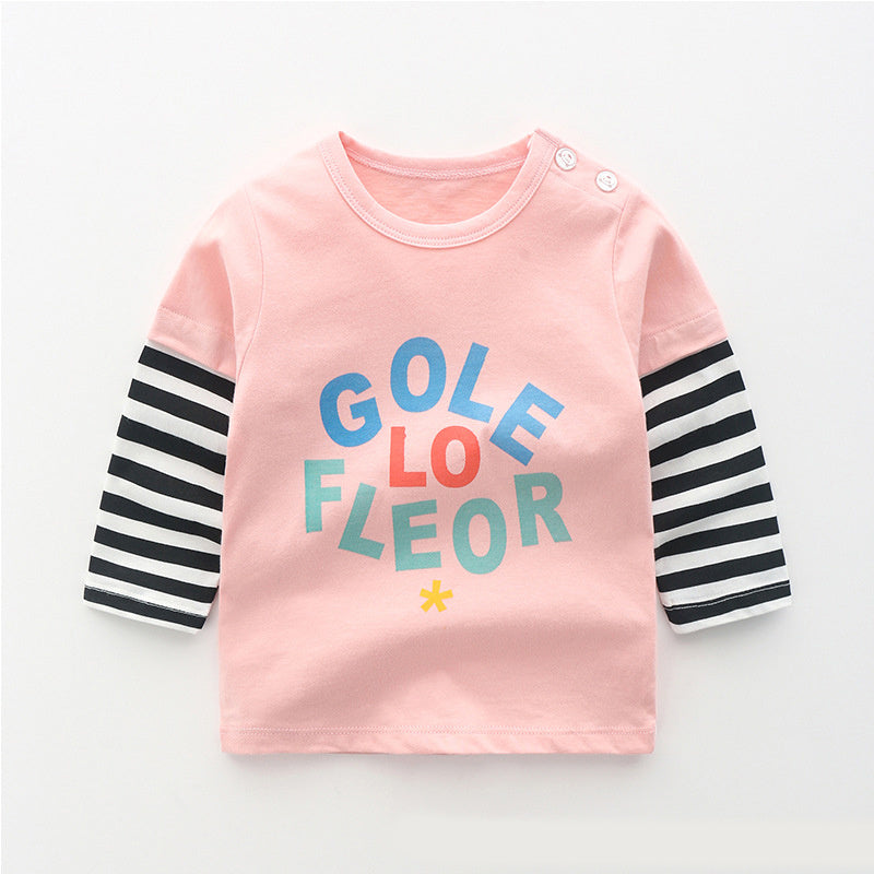 T-shirt à manches longues en coton pour bébé