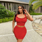 Women's Fashion Personality Overall Dress Set