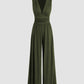 Sleeveless Knitted Jumpsuit Loose Wide-leg Pants