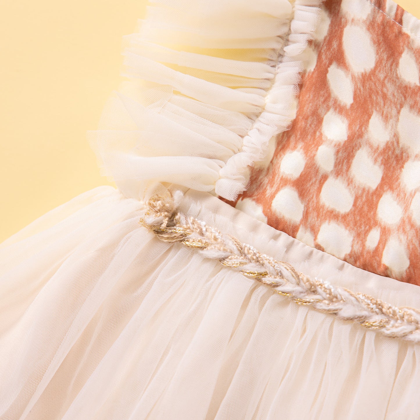 Robe à bretelles spaghetti en maille à imprimé léopard pour fille