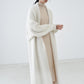Mink Fleece Sweater Cardigan Fur Coat