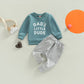 Costume pour bébé avec lettres imprimées