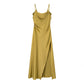 Women's Fashion Simple Camisole Split Dress