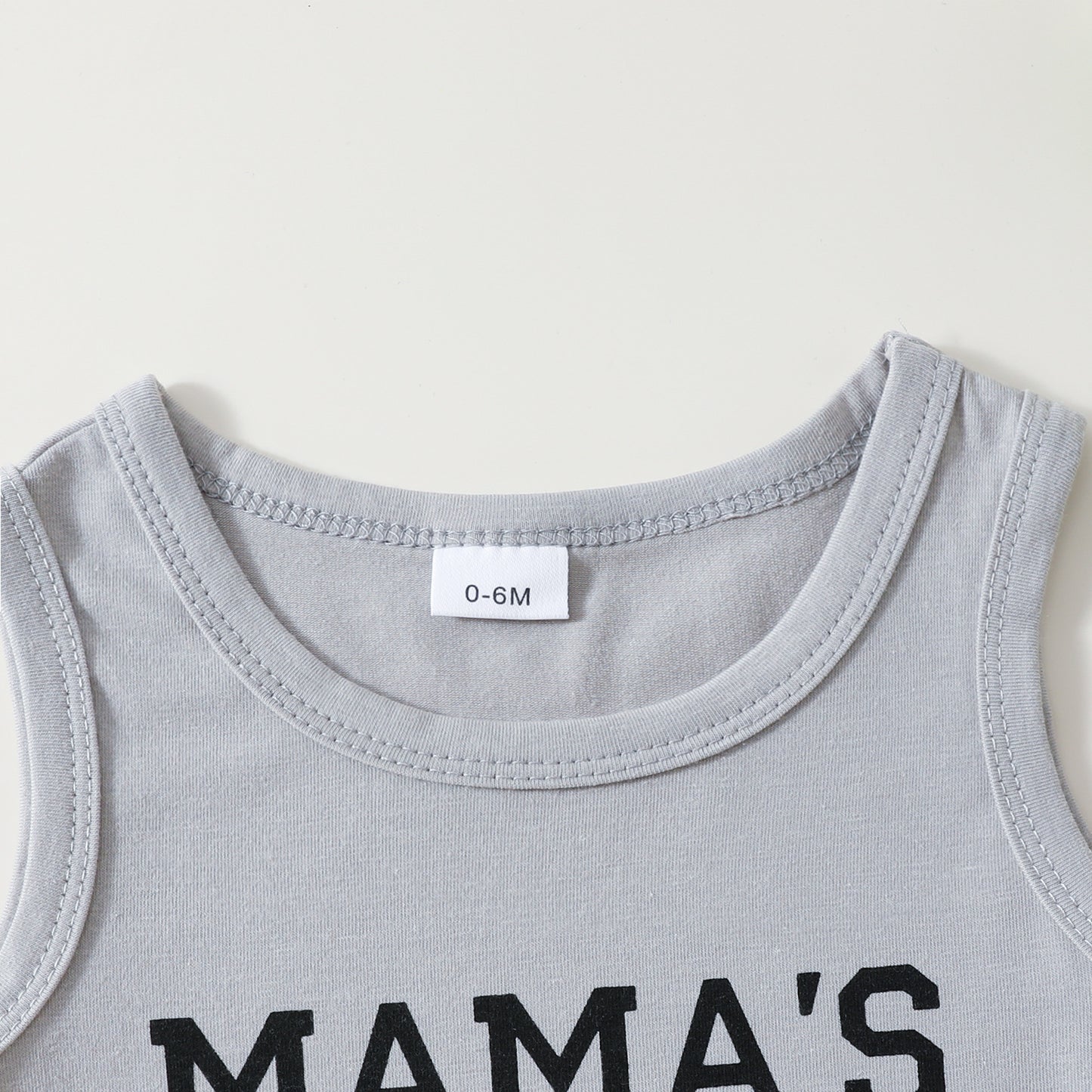 Ensemble deux pièces haut sans manches et short à carreaux pour bébé et tout-petit