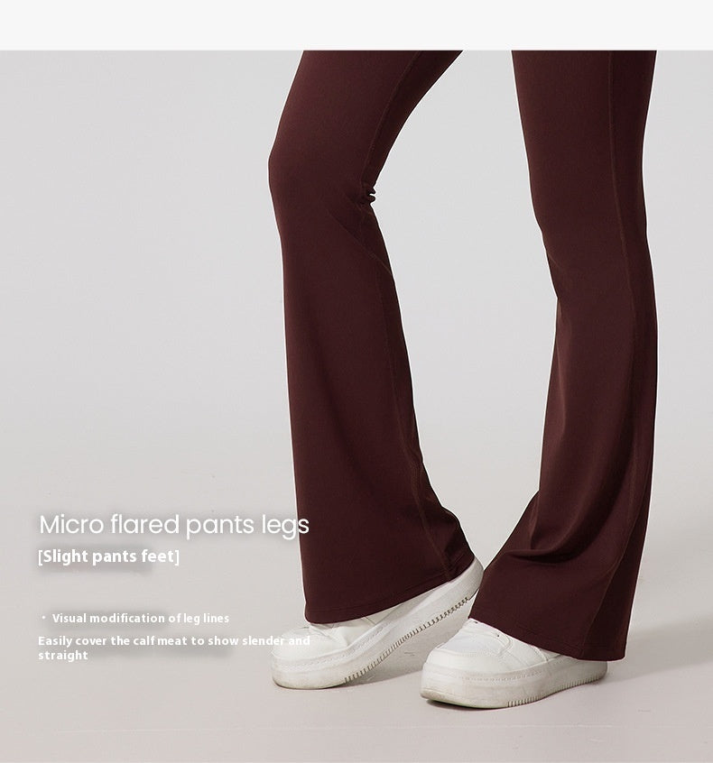 Pantalon à pattes d'éléphant intégrées à bretelles pour femme