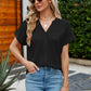 New Women's Clothing Ice Silk Zou Comfortable V-neck Cardigan Top