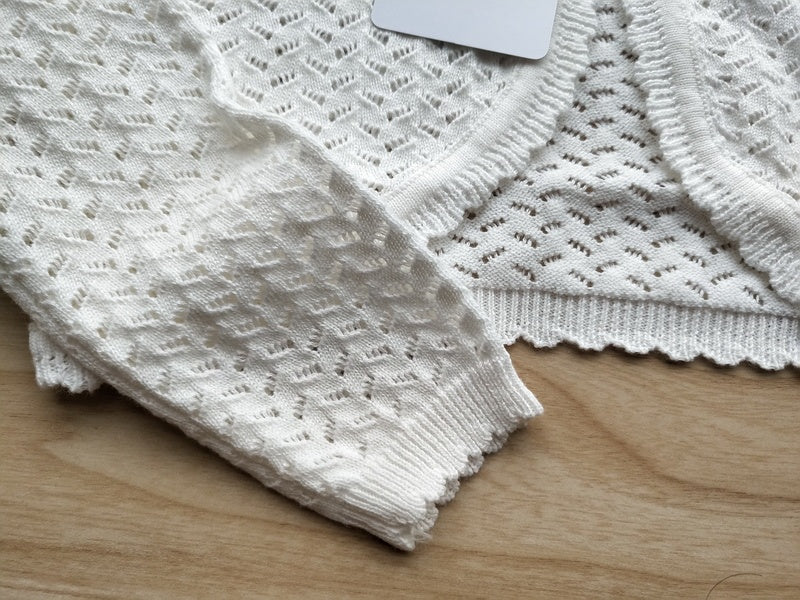 Veste cardigan tricotée à manches longues pour enfants