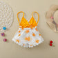 Body porte-jarretelles pour fille, lotion tournesol