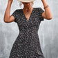 Women's Fashion Personality V-neck Floral Dress