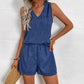 Sleeveless Vest Casual Shorts Fashion Suit