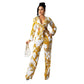 Women's Athleisure Milk Silk Print Two Piece Set