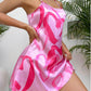 Female Simplicity Backless Satin Suspender Dress
