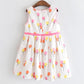 Girls' round neck sleeveless vest skirt