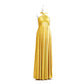More Than Multiple Wear Rope Cross Backless Bandage One-piece Dress Long And Short