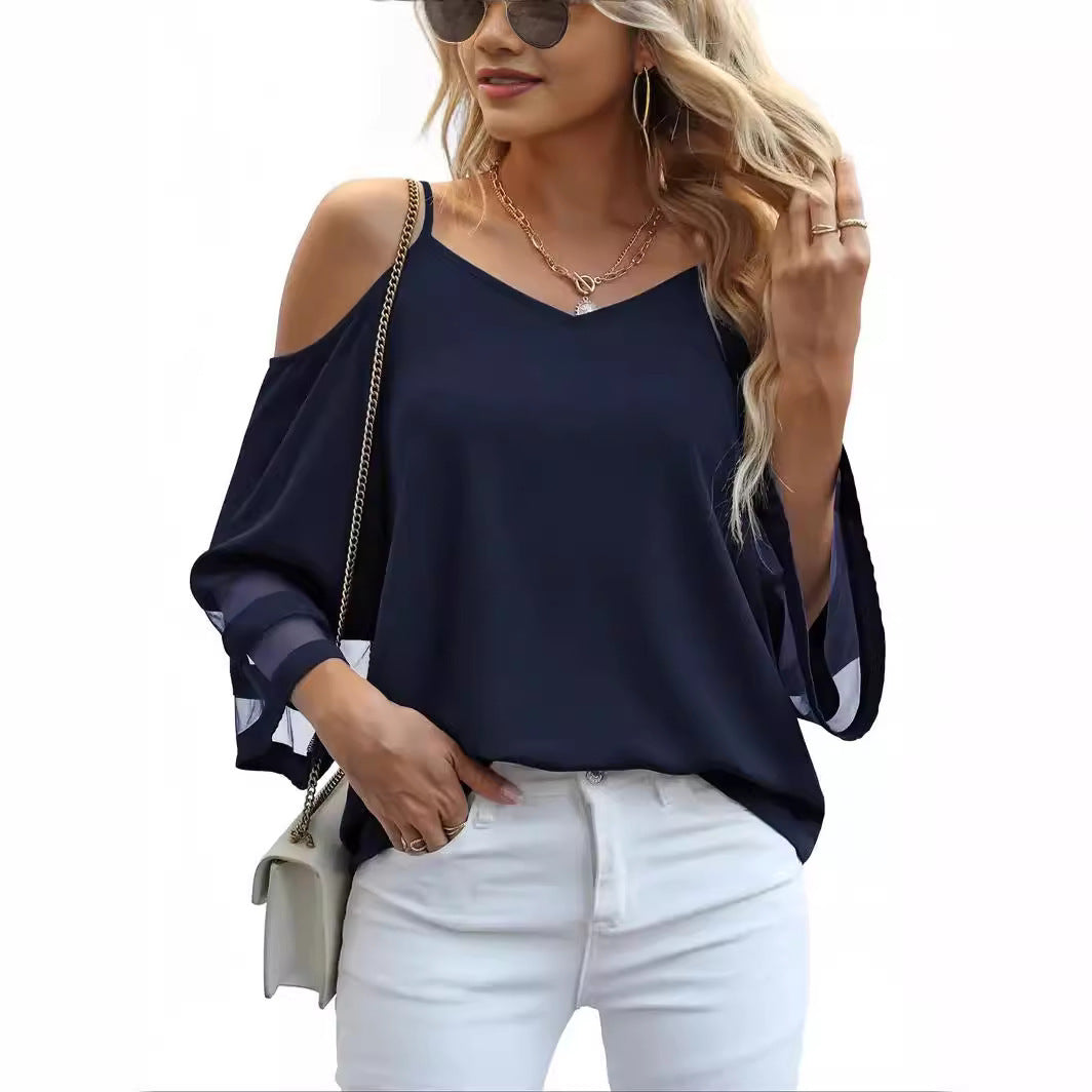 Women's Tops With Narrow Straps Leisure