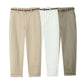 Fashion Three-color Woven With Belt Casual Pants