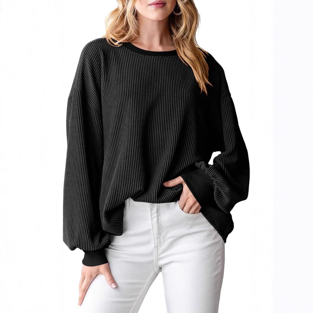 Women's Texture Loose Fashion Casual Sweater