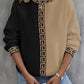 Women's Pullover Color Matching Sportswear Khaki