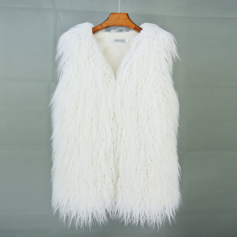 Warm Vest Women's Vest Coat Medium Length