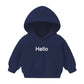 Pull à capuche et vêtements à manches longues en cachemire pour enfants, garçons et filles