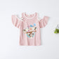 Explosion Style Children's Clothing Girls Short Sleeve