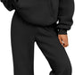 Autumn And Winter Casual Hooded Sweatshirt Oversized Wide-leg