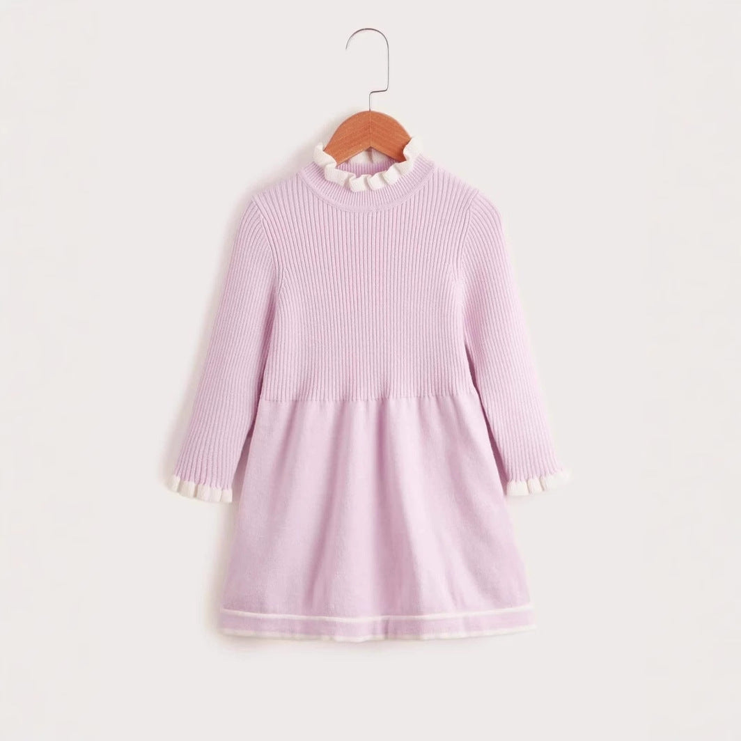 Robe pull pour fille