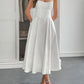 Elegant Graceful Strap Jacquard Maxi Dress Women's Clothing