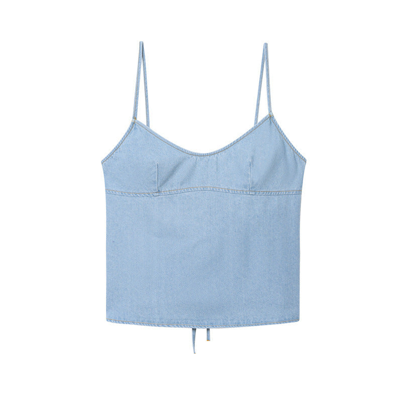 Women's Strappy Bow Top