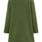 Women's Casual Solid Color Round Neck Single Breasted Long Sleeved Jacket