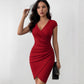 V-neck Sequin Bodycon Elegant And Sexy Sheath Dress