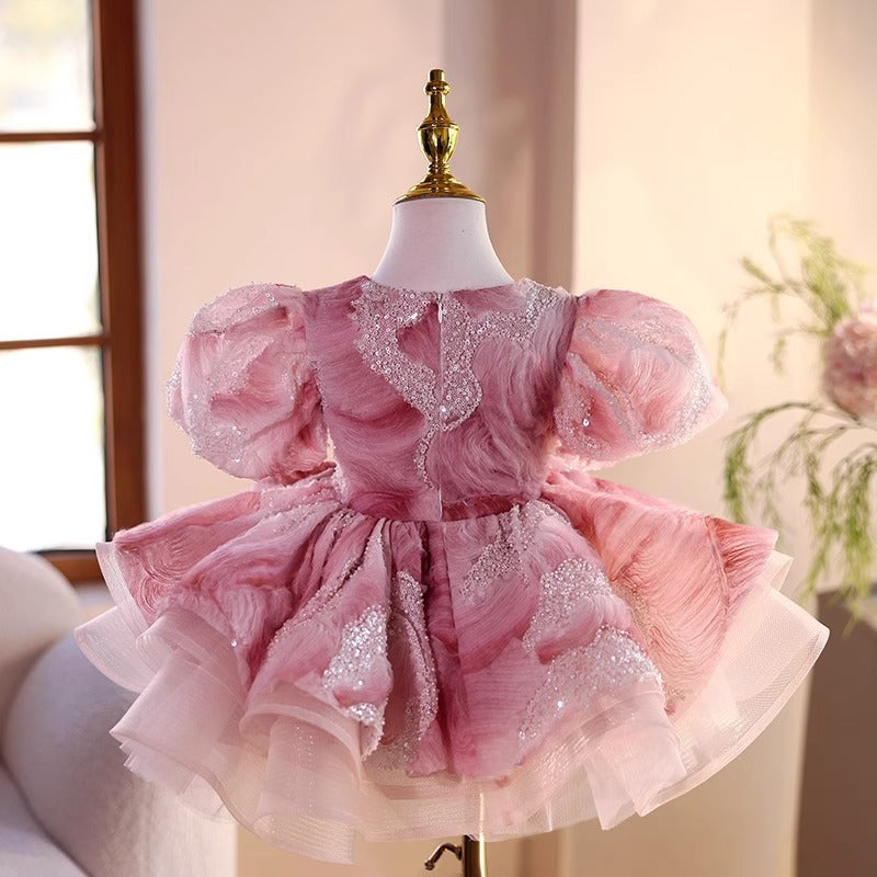 Children's Dress Wedding Piano Playing Small Host Performance Costume