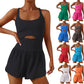 Outdoor Sports Women's Shorts Vest Casual Jumpsuit