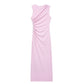 Robe jupe midi décontractée sans manches