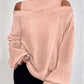 Fall Winter Fashion Off-the-shoulder Women's T-shirt
