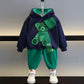 Ensembles pour garçons et filles, vêtements pour enfants à la mode, pull de sport pour le printemps et l'automne