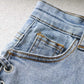 Fashionable And Personalized Bow Denim Shorts For Women