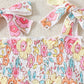Girls' Suit Sling Short Top And Trousers Two-piece Set