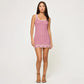 Sexy Striped Hollow-Out Knitted Beach Dress For Women In European And American Styles