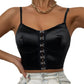 Niche Design Buttoned Satin Premium Wrap Vest