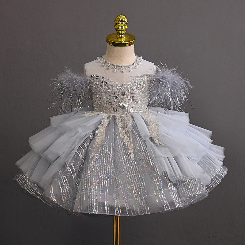 Tulle Tutu Flower Girl Wedding Birthday Host Niche