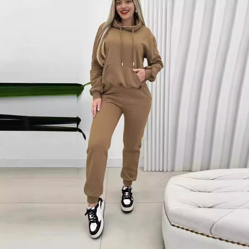 Pull à capuche pour femme, style sport