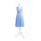 More Than Multiple Wear Rope Cross Backless Bandage One-piece Dress Long And Short